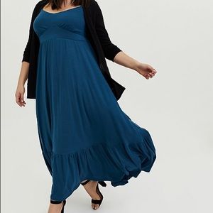 Torrid long blue dress
